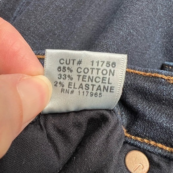 J. Brand Janey Dark Wash Flare Leg Blue Jeans in Metropol - Picture 8 of 8